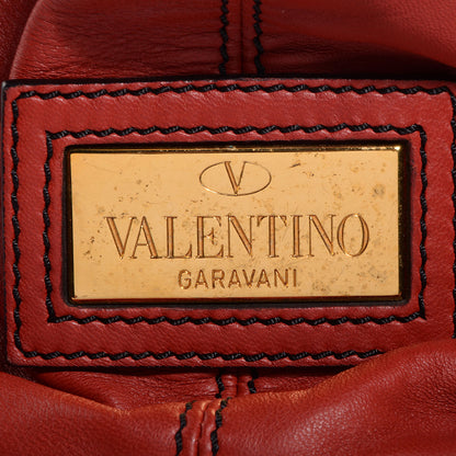Valentino Garavani Nappa Premier Bow Hobo Rosso 8 of 8