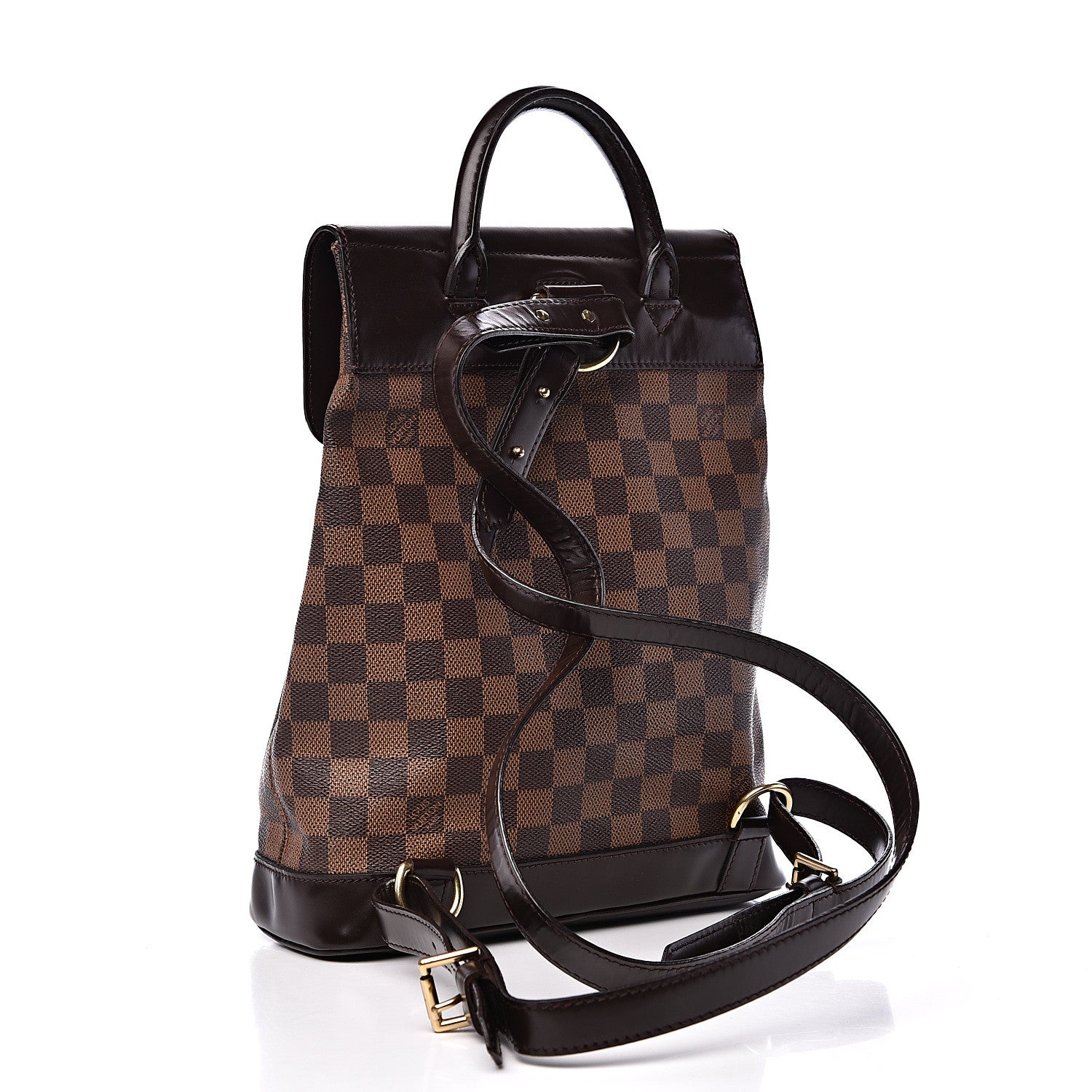 Louis Vuitton Damier Ebene Soho Backpack 2 of 13