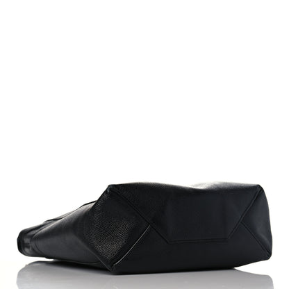 Celine Grained Calfskin Small Vertical Cabas Black 4 of 11
