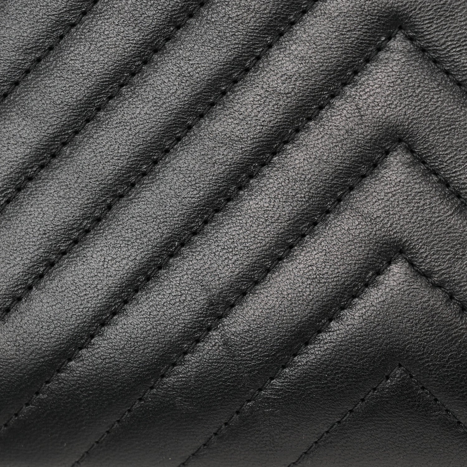 Chanel Calfskin Chevron Quilted Rock The Corner Clutch With Chain Black 12 of 13