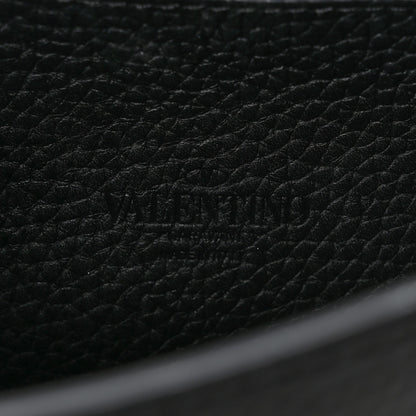 Valentino Garavani Pebbled Calfskin Medium Rockstud Flip Lock Crossbody Bag Black 6 of 8