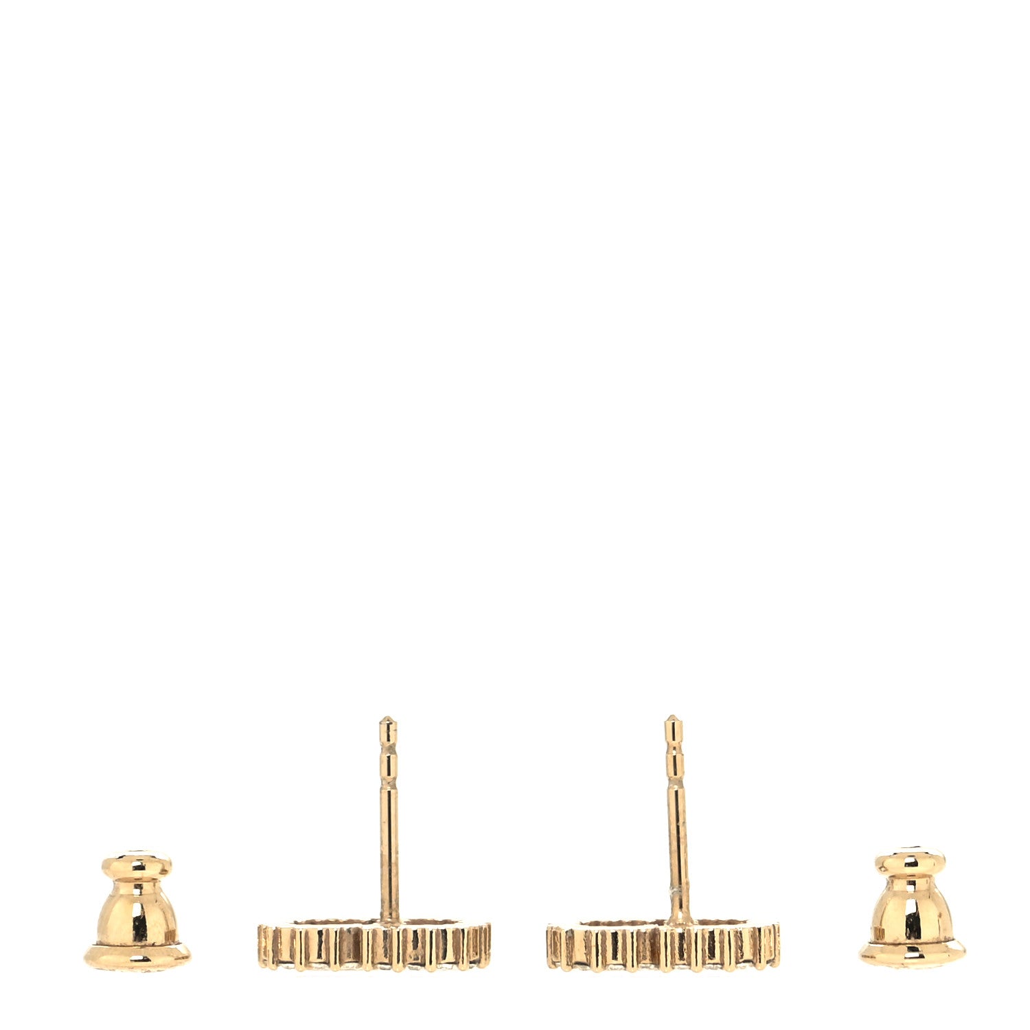 Christian Dior Crystal Clair D Lune Earrings Gold 3 of 3