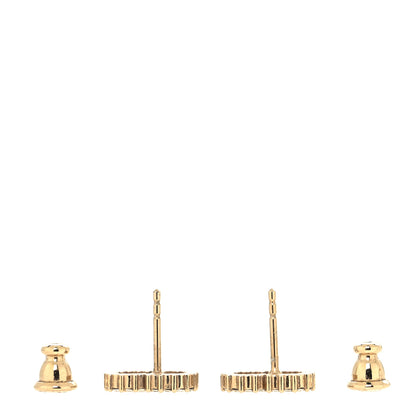 Christian Dior Crystal Clair D Lune Earrings Gold 3 of 3
