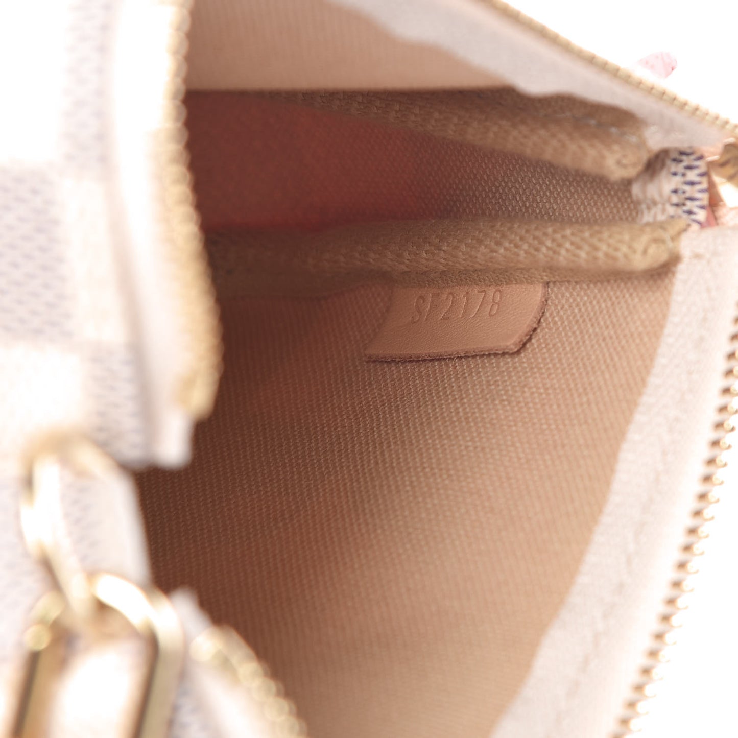 Damier Azur 2018 Christmas Animation Mini Pochette Accessories