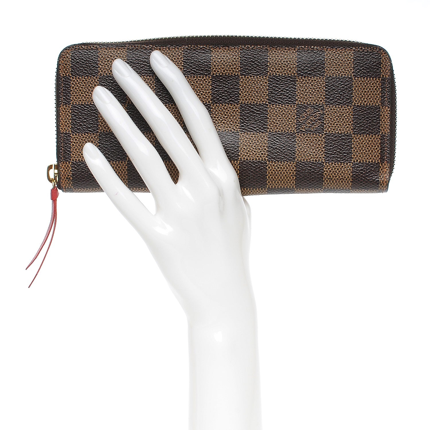 Louis Vuitton Damier Ebene Clemence Wallet 2 of 8