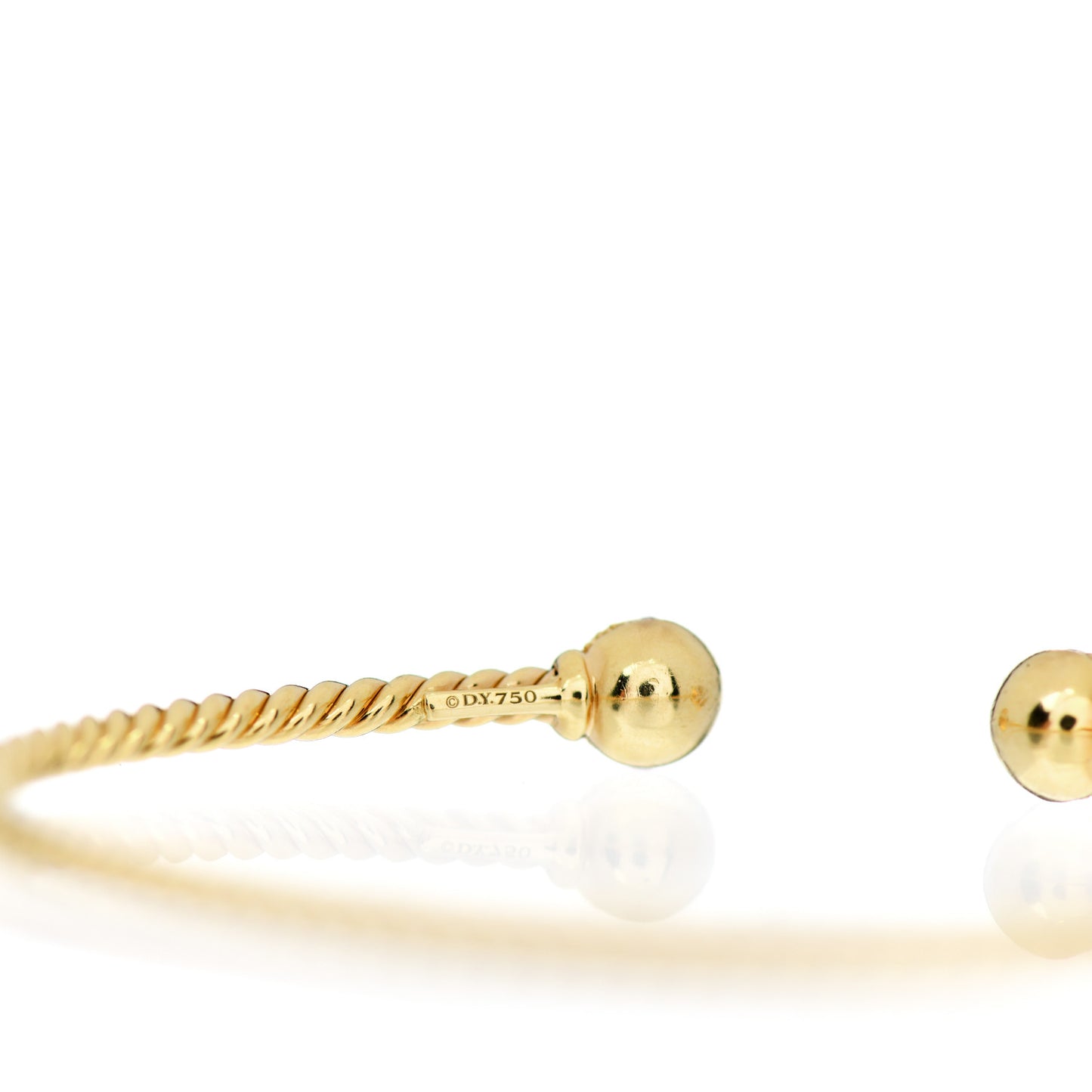 18K Yellow Gold Diamond Petite Solari Bracelet