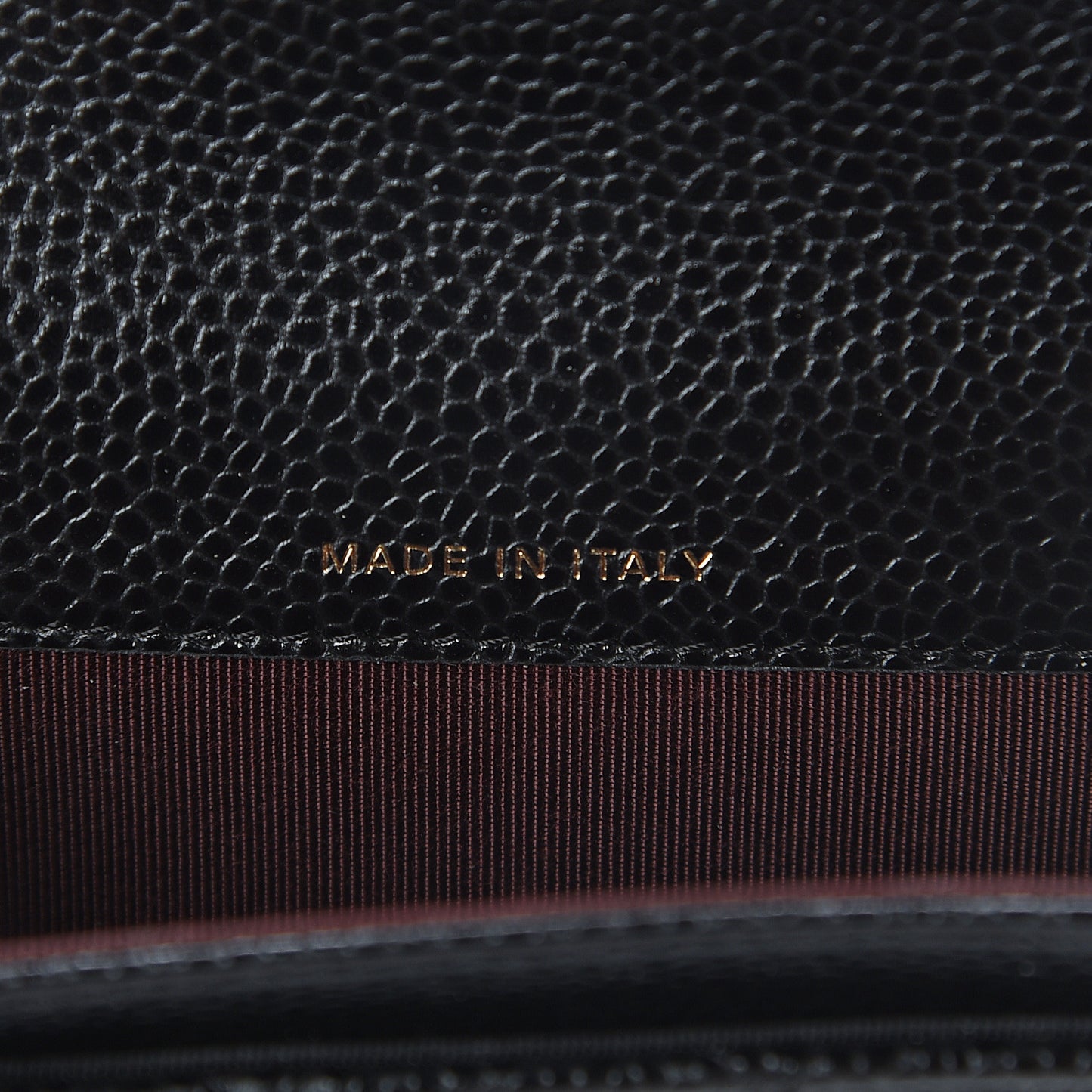 Caviar Quilted Flap Card Holder Black