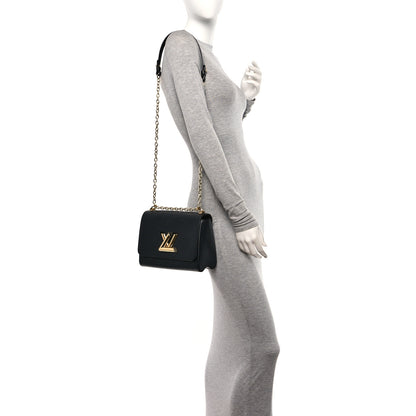 Louis Vuitton Epi Twist Shoulder Bag MM Black 2 of 10