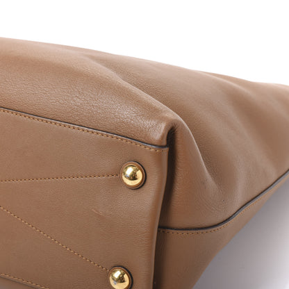 Louis Vuitton Veau Soie Calfskin Parnassea Bagatelle Hobo Hazelnut 8 of 13