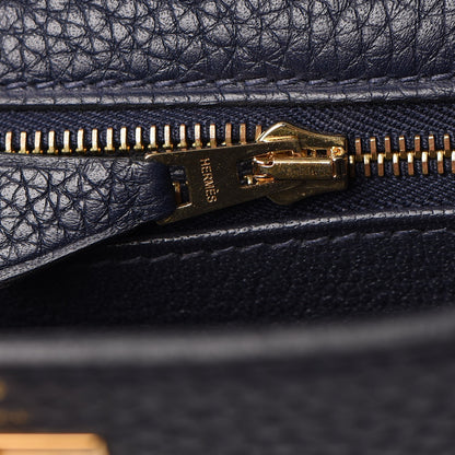 Hermes Taurillon Clemence Kelly Retourne 28 Bleu Nuit 12 of 34