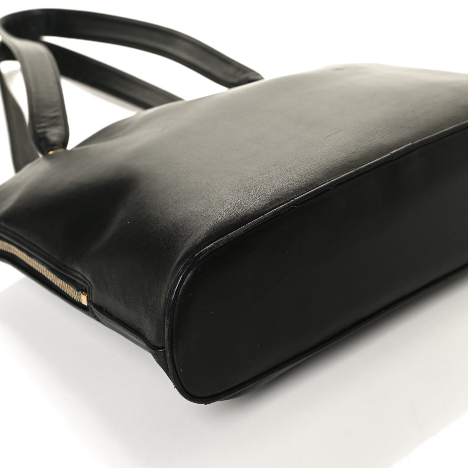 Chanel Lambskin CC Stitched Tote Black 31 of 36