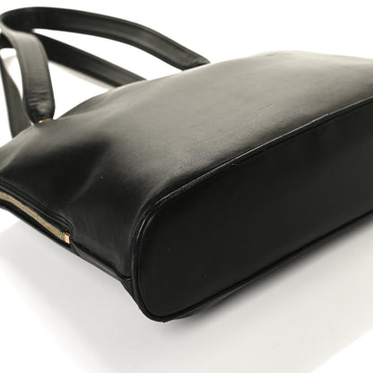 Chanel Lambskin CC Stitched Tote Black 31 of 36