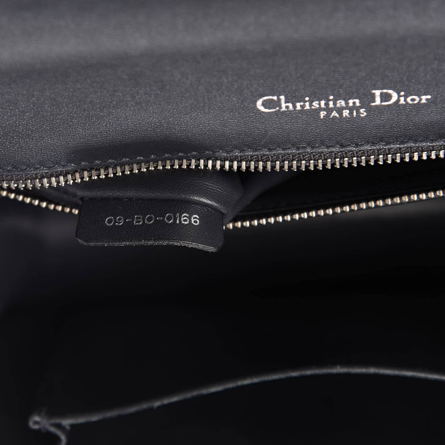 Christian Dior Metallic Patent Micro-Cannage Medium Diorama Flap Bag Silver 9 of 10