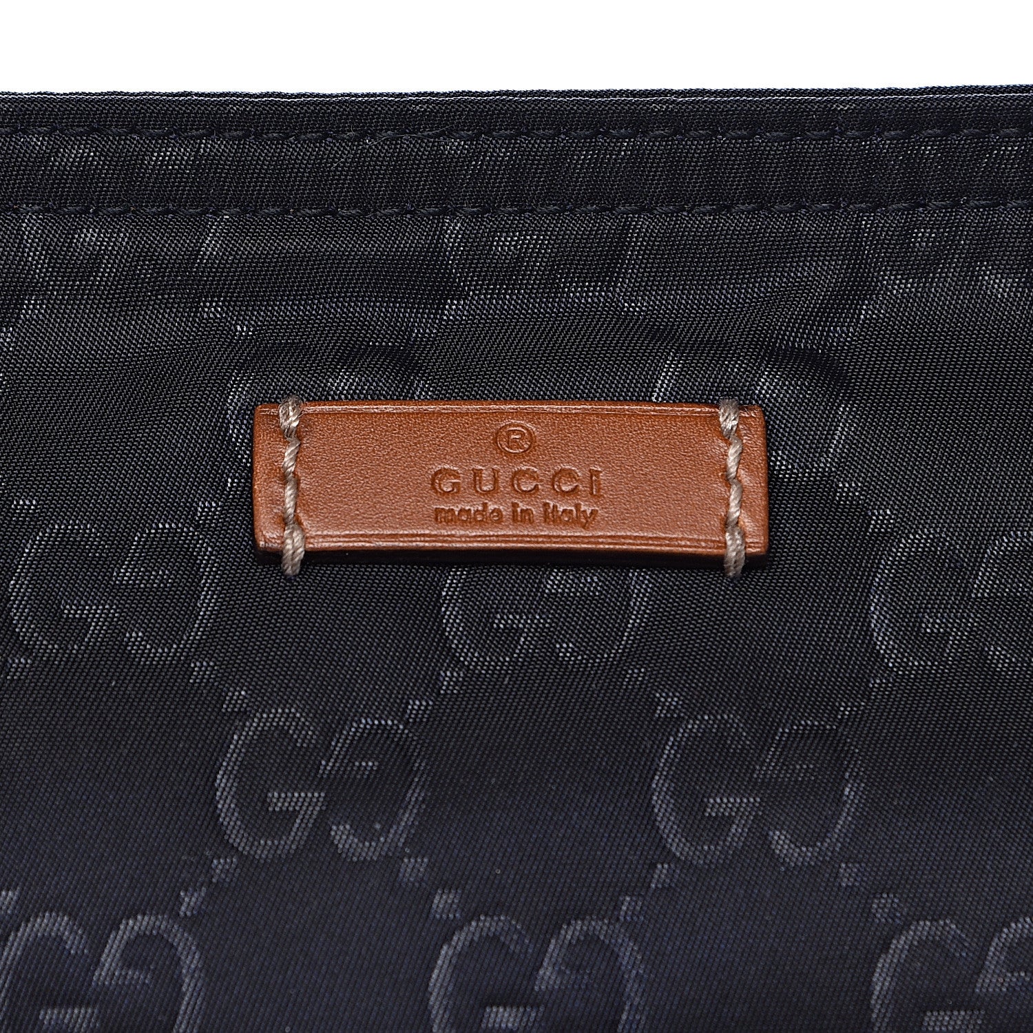 Gucci Nylon Monogram Signature Web Small Messenger Navy 10 of 10