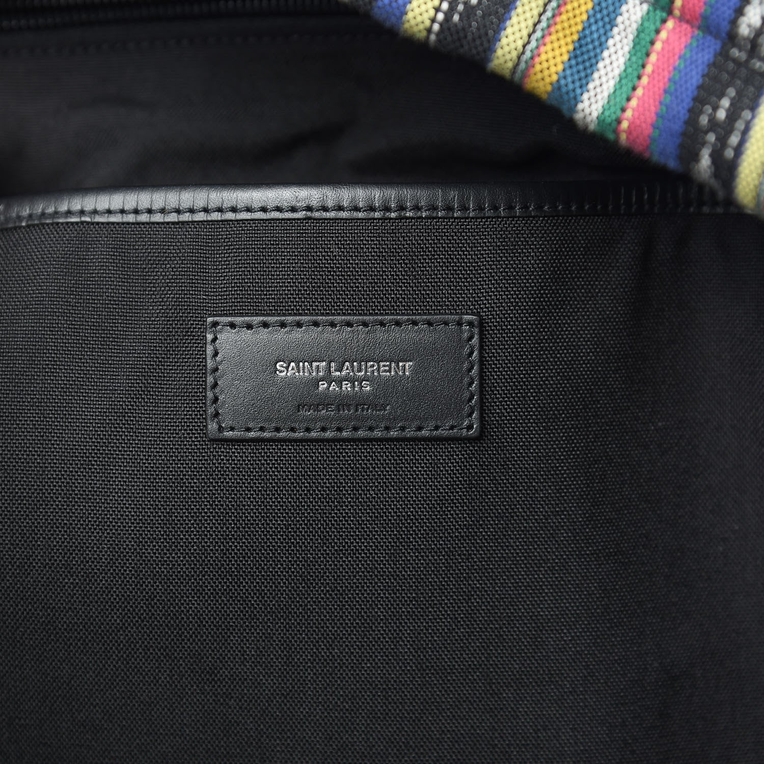 Saint Laurent Canvas Ikat City Backpack Multicolor 6 of 9