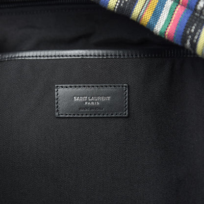Saint Laurent Canvas Ikat City Backpack Multicolor 6 of 9