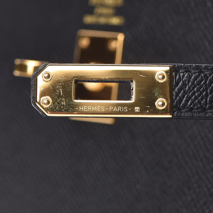 Hermes Epsom Kelly Sellier 25 Black 20 of 34