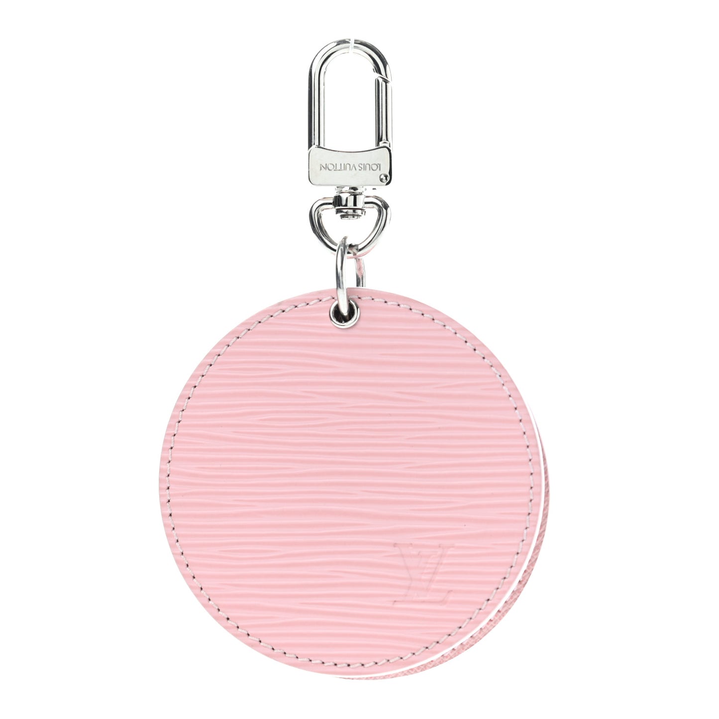 Epi Mirror Bag Charm Key Holder Rose Ballerine