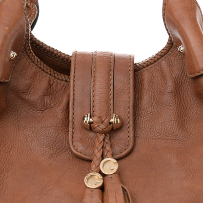Gucci Pebbled Calfskin Medium Marrakech Shoulder Bag Camel 7 of 13
