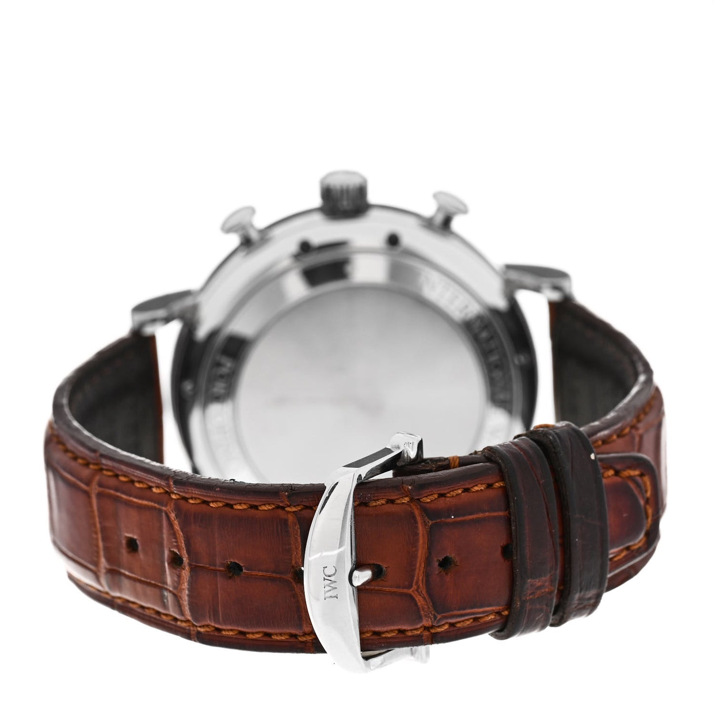 Stainless Steel Alligator 42mm Portofino Chronograph Automatic Watch IW391027