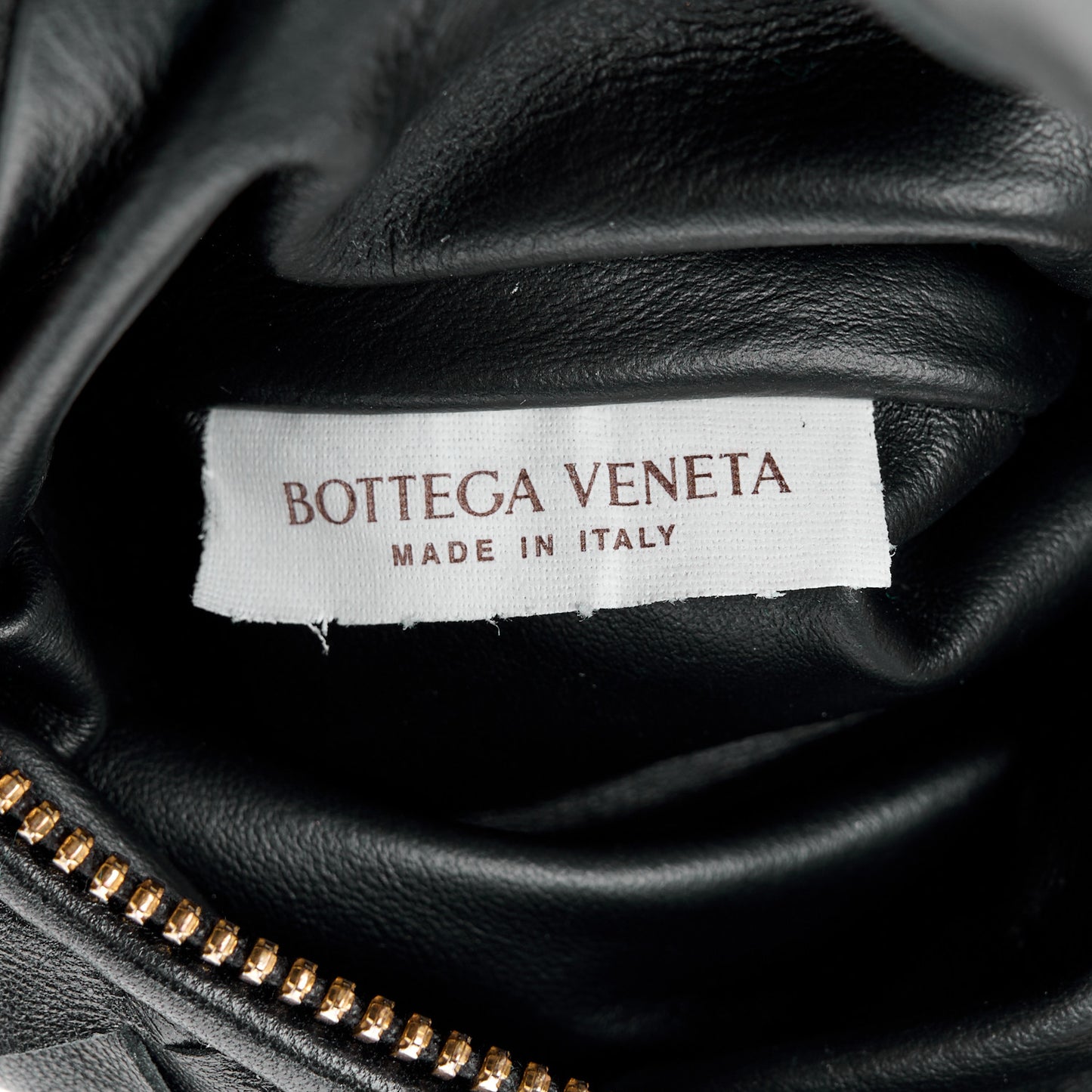 Nappa Intrecciato Mini Chain Jodie Black