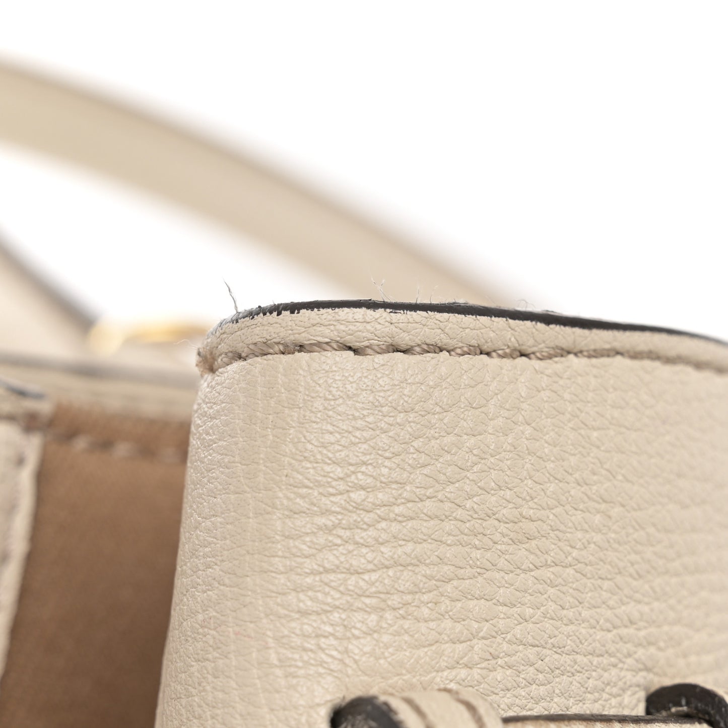 Derby Calfskin House Check Medium Banner Tote Limestone