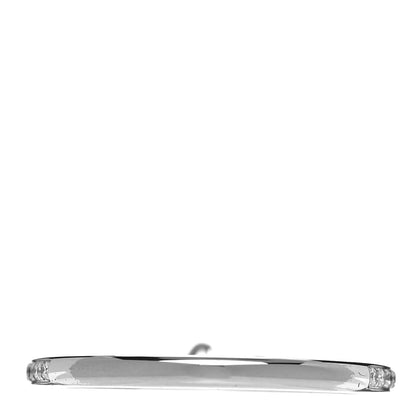 Hermes 18K White Gold Diamond Kelly Clochette Ring 51 5.75 3 of 5