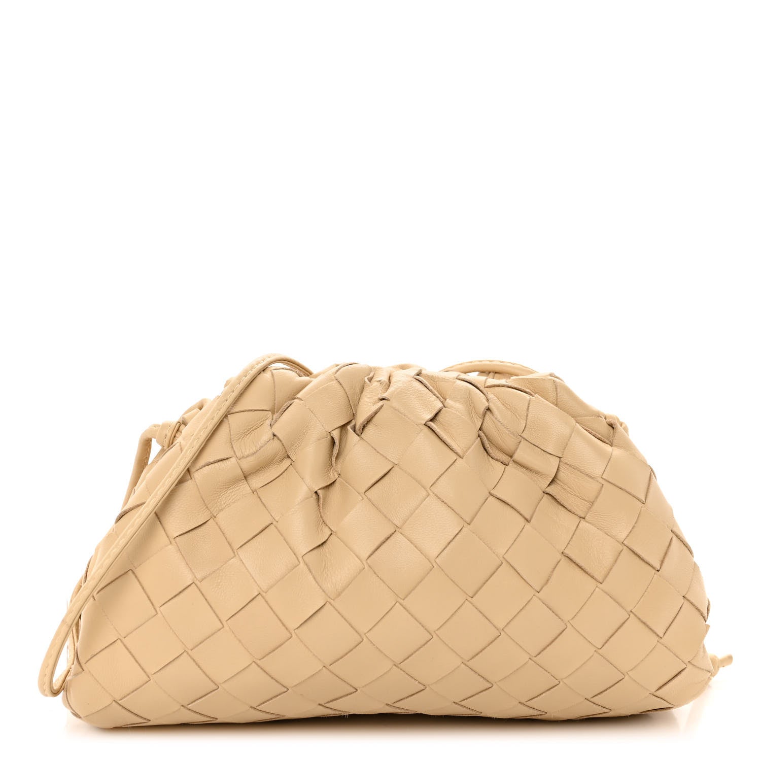Bottega Veneta Nappa Intrecciato The Mini Pouch Porridge 1 of 9