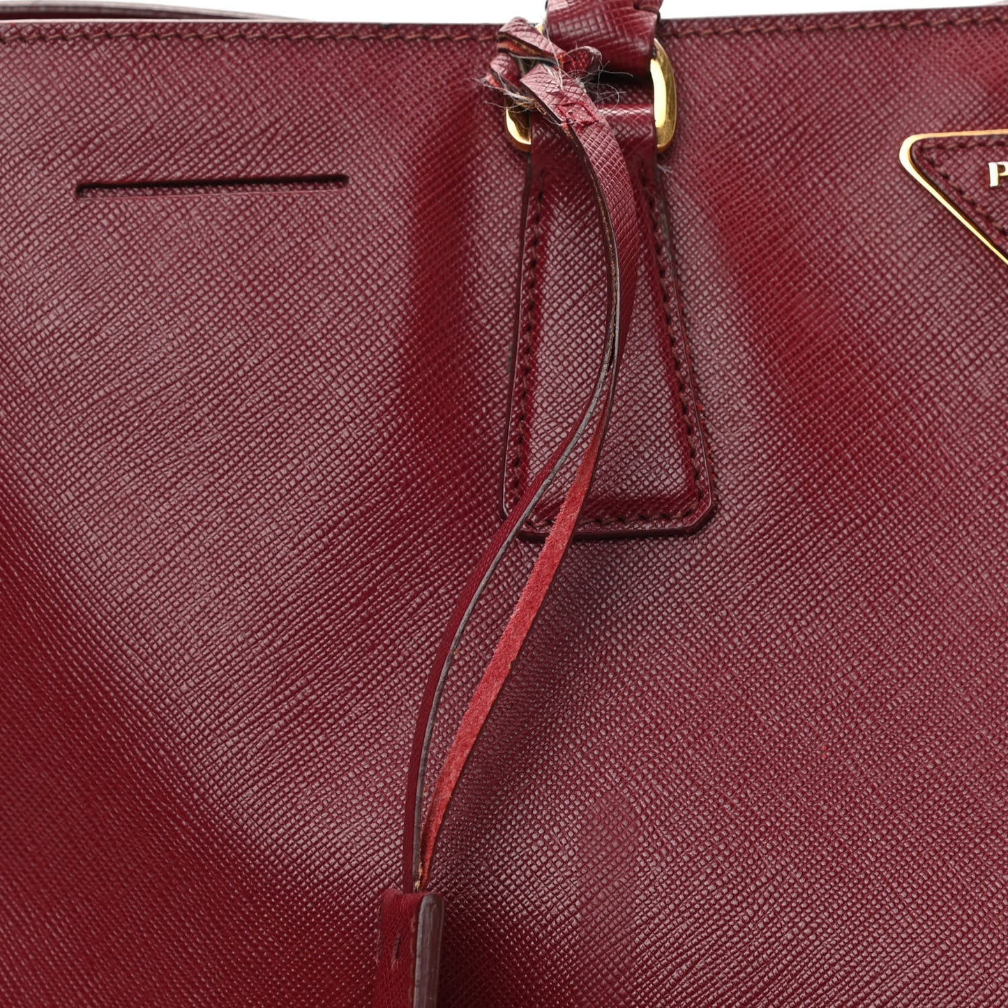 Saffiano Lux Large Tote Cherry