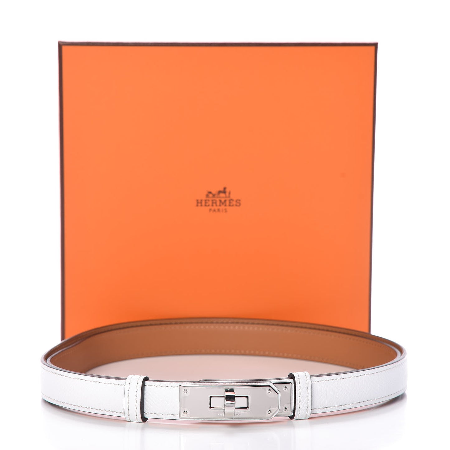 Epsom Kelly Belt White