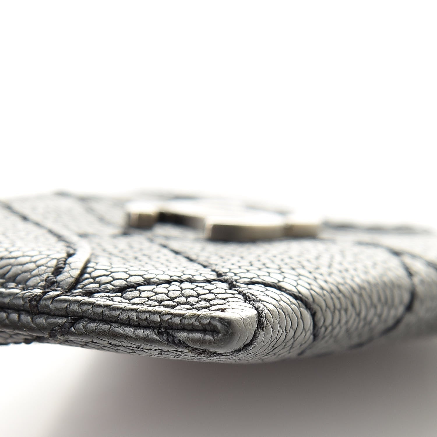 Chanel Caviar Quilted Stitched Card Holder Black 9 of 10