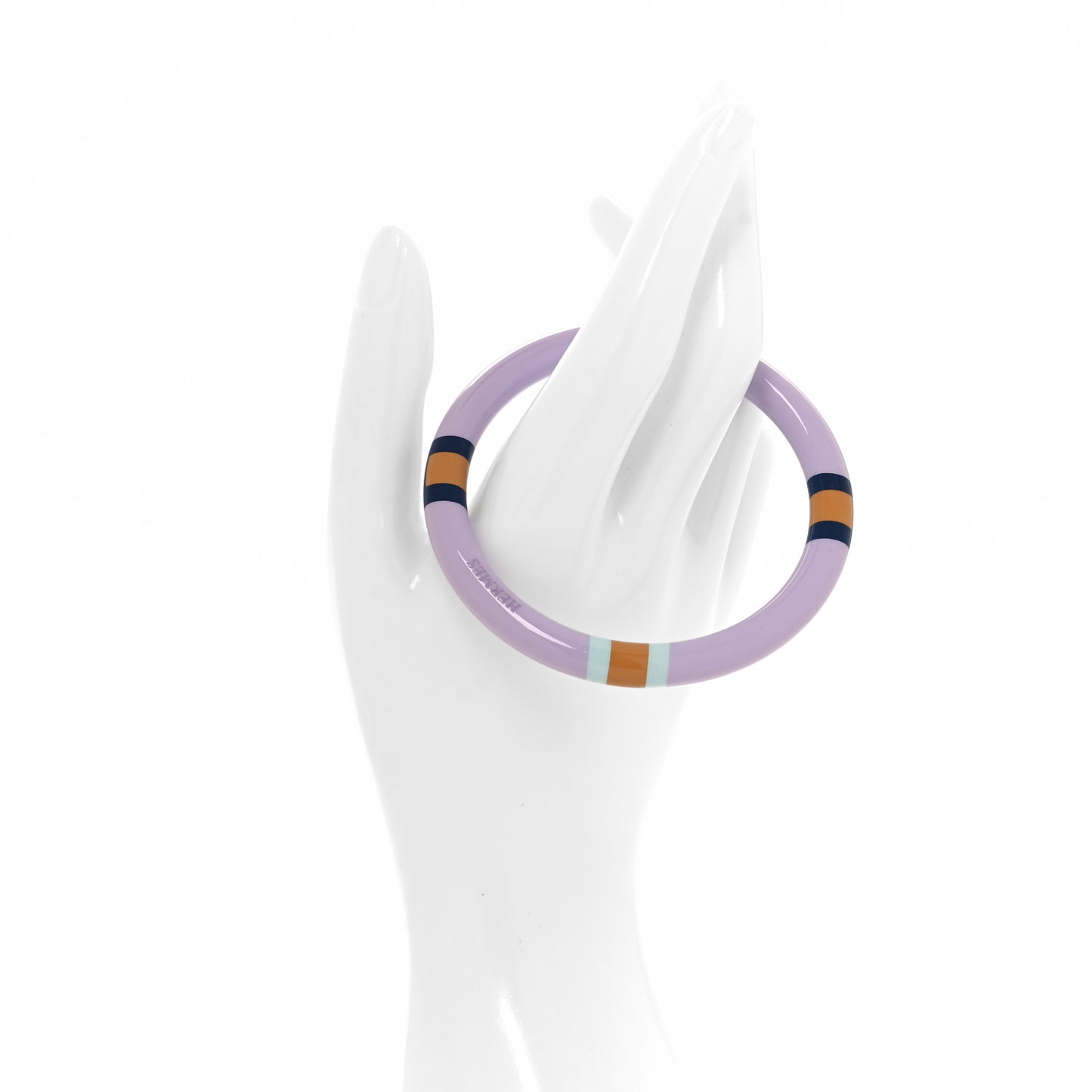 Lacquered Wood H Equipe PM Bangle Bracelet T1