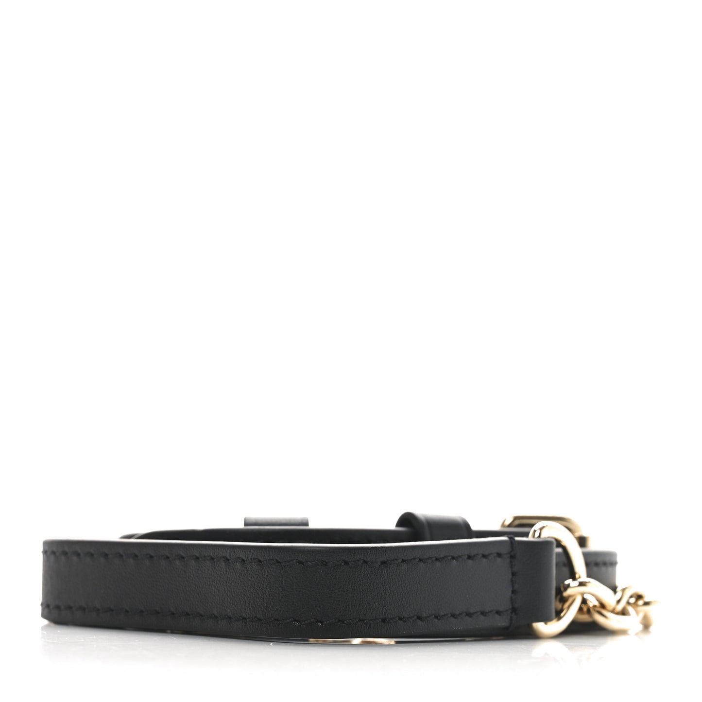 Calfskin Speedy Bandouliere 20 Shoulder Strap Black