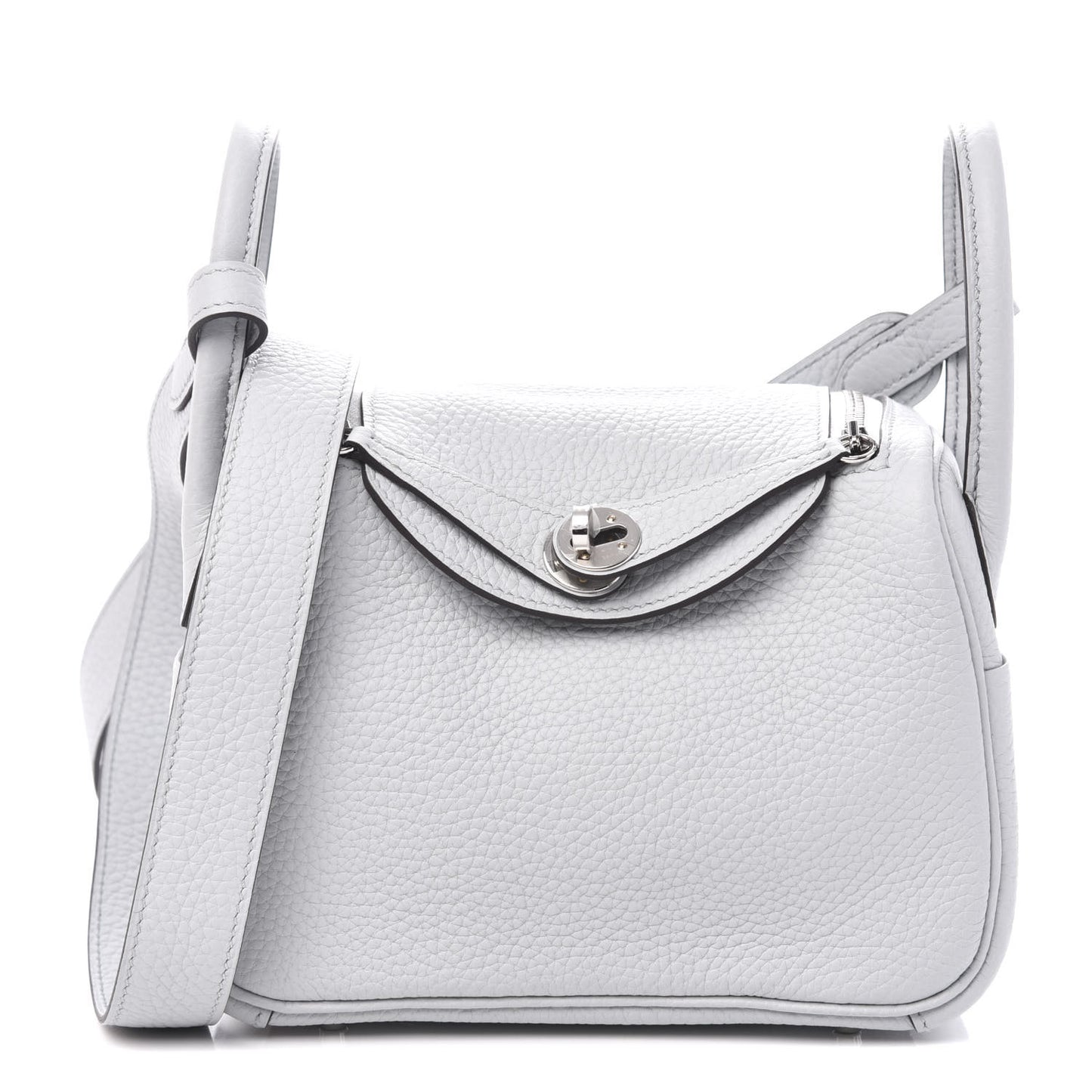 Taurillon Clemence Mini Lindy 20 Bleu Pale
