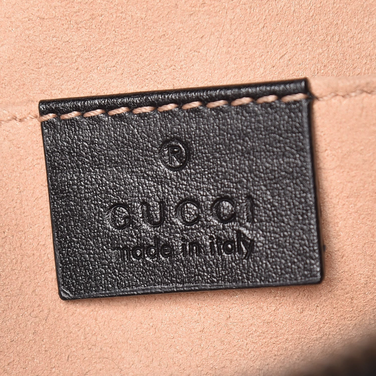 Gucci Calfskin Matelasse Small GG Marmont Chain Shoulder Bag Black 8 of 10
