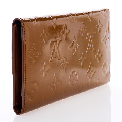 Louis Vuitton Vernis Sarah Wallet Bronze 3 of 8