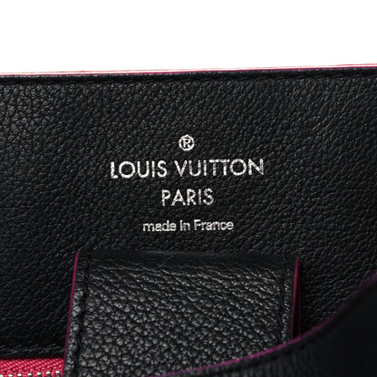 Louis Vuitton Calfskin Lockme Bucket Black 6 of 14