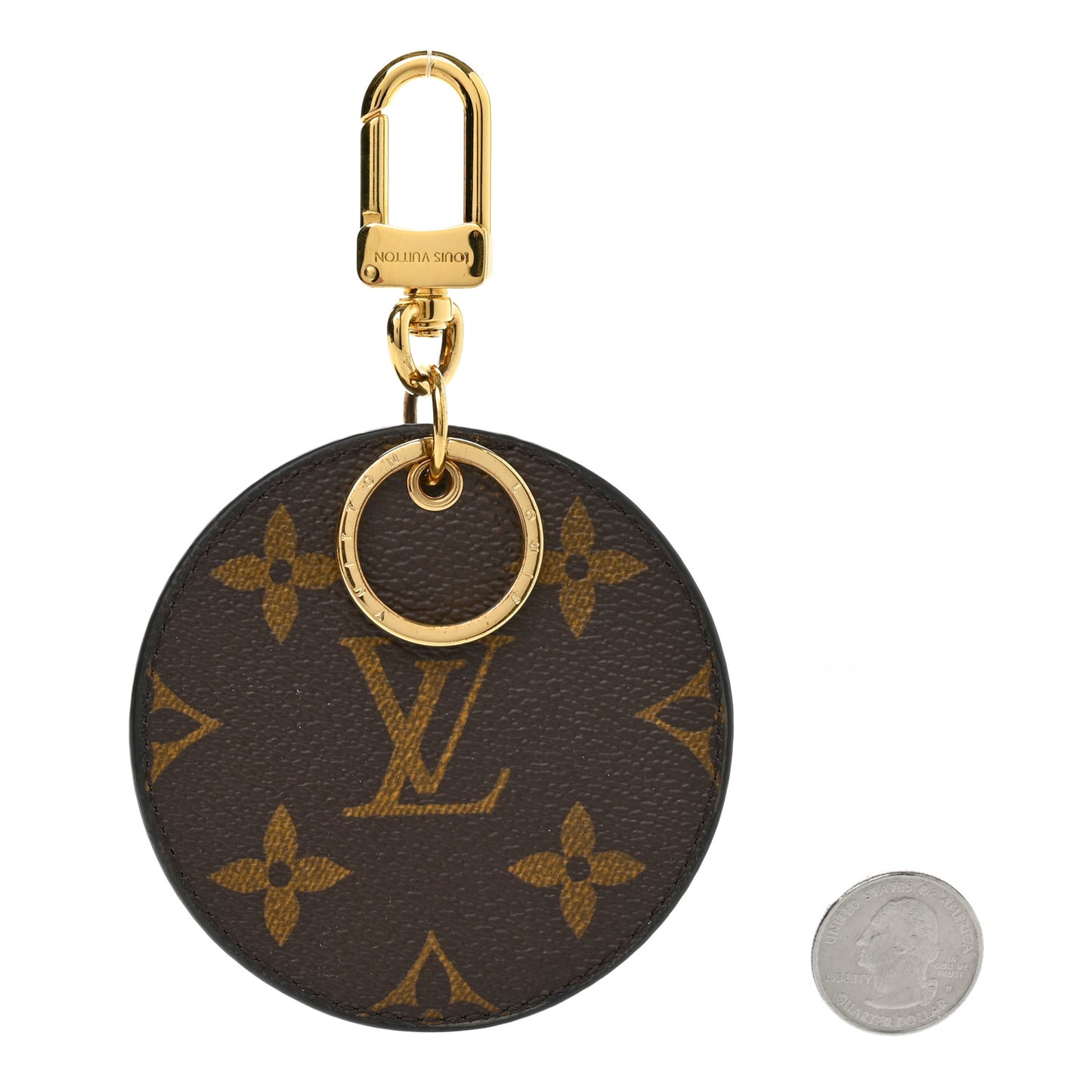 Monogram Reverse Key Holder Bag Charm