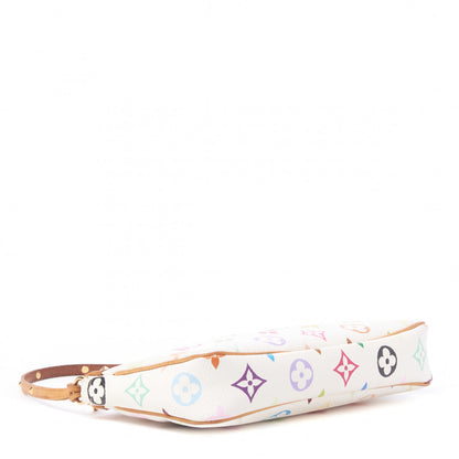 Louis Vuitton Monogram Multicolor Pochette Accessories White 3 of 7