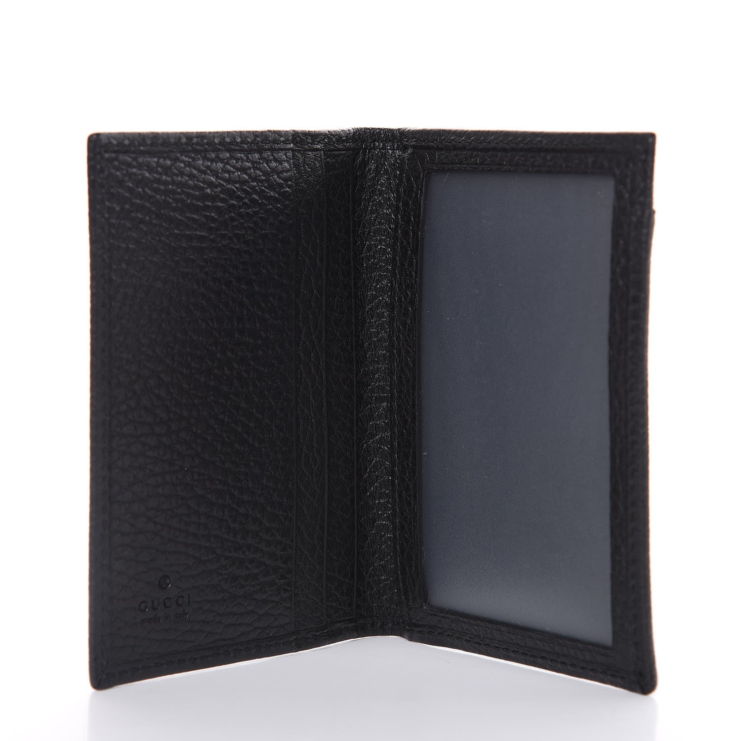 Gucci Dollar Calfskin Swing Train Pass Card Case Black 5 of 7