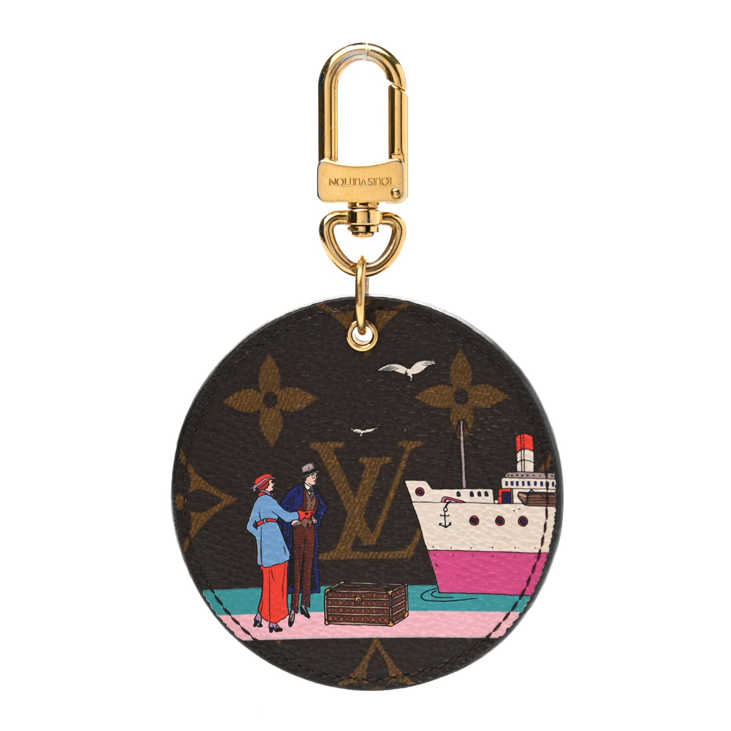 Monogram 2016 Christmas Animation Bag Charm Key Ring