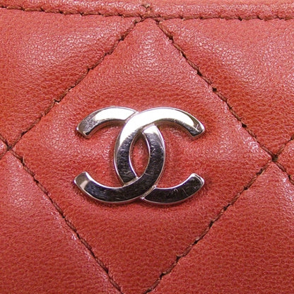 Chanel Lambskin Business Card Holder Salmon 6 of 8
