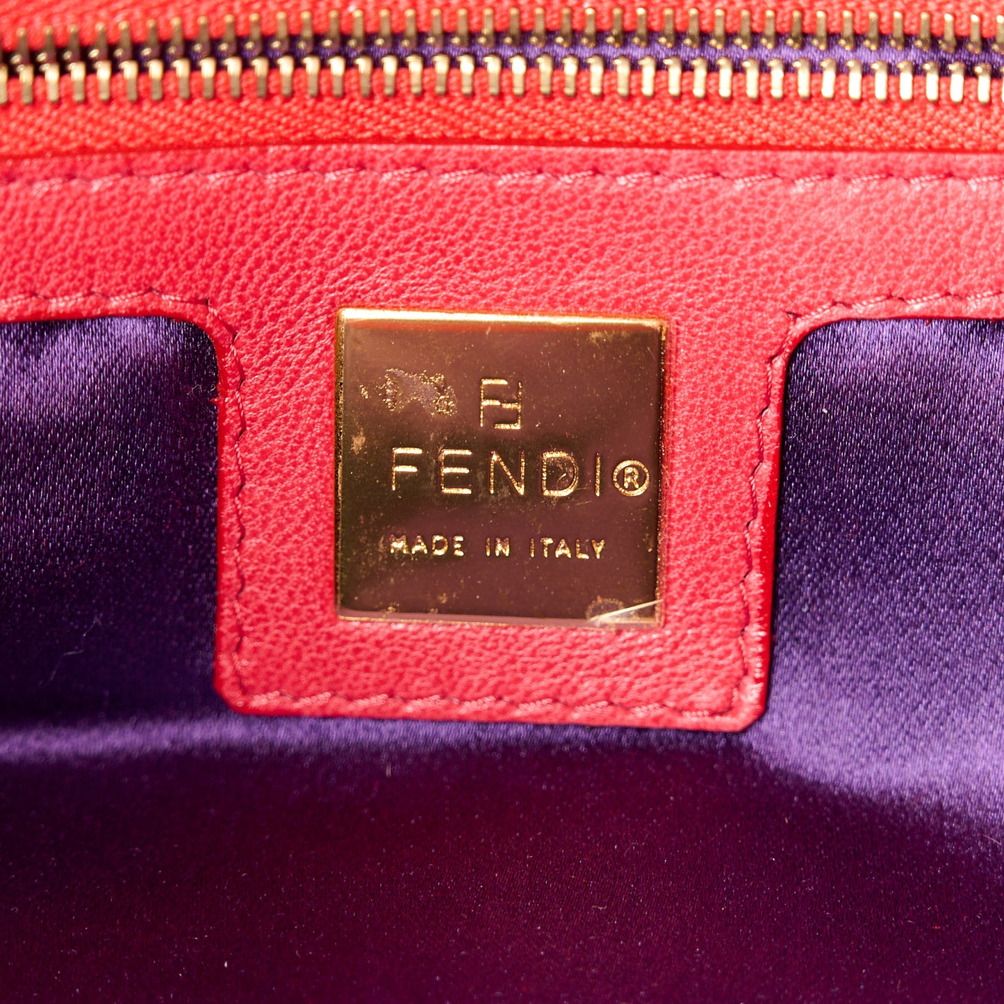 Suede Baguette Red