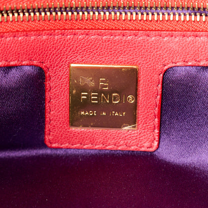 Fendi Suede Baguette Red 7 of 12