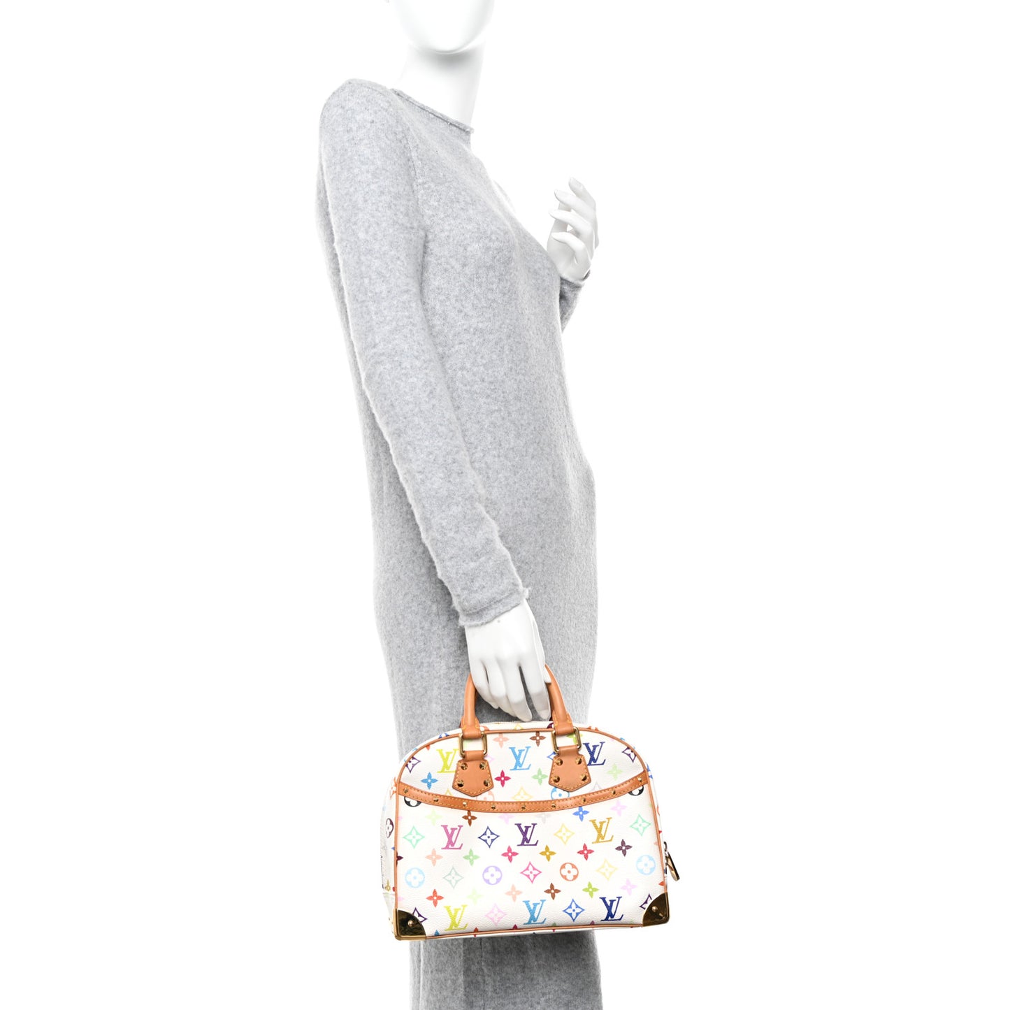 Monogram Multicolor Trouville White