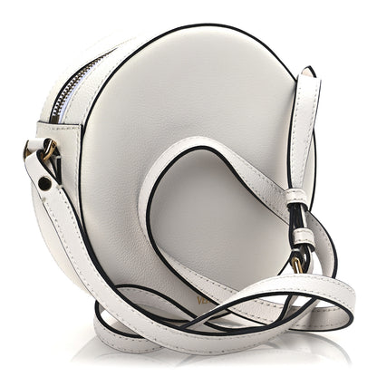 Versace Calfskin La Medusa Round Camera Bag White 3 of 10