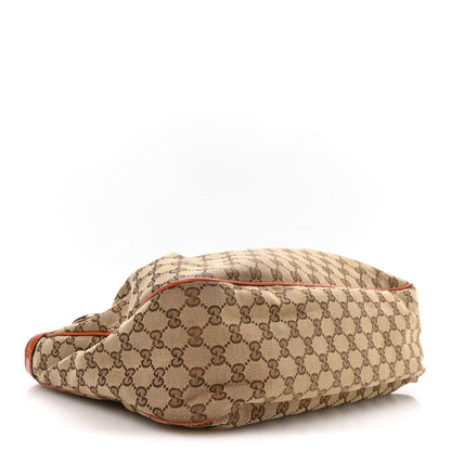 Gucci Monogram Medium Sukey Top Handle Tote Beige Orange 3 of 9