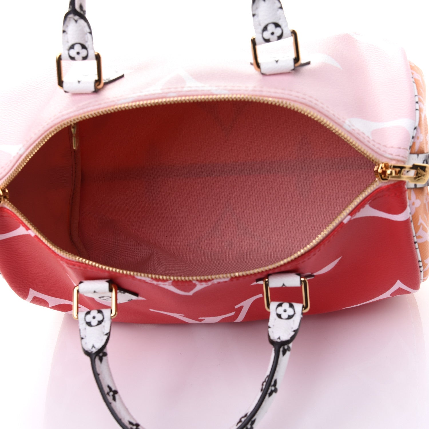 Louis Vuitton Monogram Giant Speedy Bandouliere 30 Rouge 4 of 4