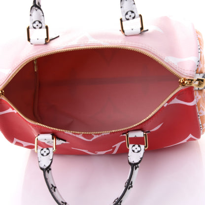 Louis Vuitton Monogram Giant Speedy Bandouliere 30 Rouge 4 of 4