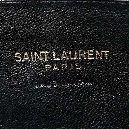 Saint Laurent Grain De Poudre Matelasse Monogram Mini Lou Camera Bag Black 6 of 10